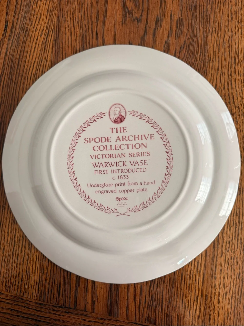 Spode dinner plate
